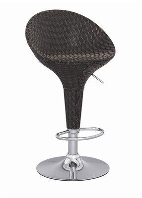 Commercial Furniture Wicker Rattan Bar Stools High Back One Year Warranty