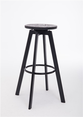 High Bar Stools Stackable Visitor Chair Metal Frame Commercial Furniture