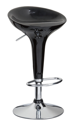 360 Degree swivel adjustable bar stools , Plastic bar furniture W43.5*D38*H69-86cm