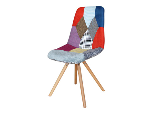 Comfortable Leather PU EAMES Plastic Chair Non - Slip Rubber Protection