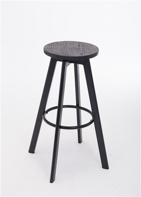 High Bar Stools Stackable Visitor Chair Metal Frame Commercial Furniture