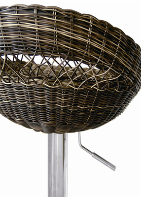 Rattan Series Adjustable Bar Chair With Chrome Base W47*D48*H79-100cm In The H-504