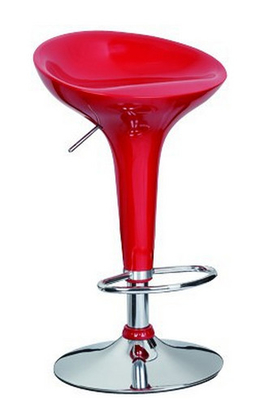 360 Degree swivel adjustable bar stools , Plastic bar furniture W43.5*D38*H69-86cm