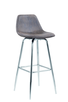 Fabric seat / Wood and Metal Bar Stool /Morden Commercial Cheap Used Chair HR-912