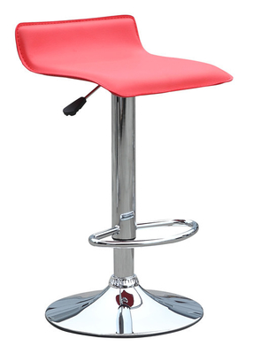 PVC Patio Furniture Pastel Bar Stools , Swivel Bar Height Office Chair